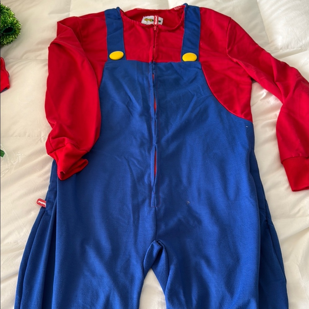 Halloween Tipsy Elves Red and Blue Mario Costume